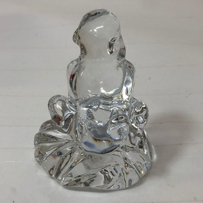 バカラ クリスタルオブジェ 干支 猿 Baccarat【AFB55】【中古】