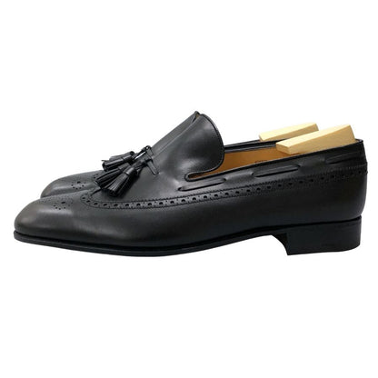 ジェイエムウエストン レザーシューズ タッセルローファー 181 ブラック メンズ サイズ9.5 J.M.WESTON ローファー 約28.0cm【LA】【中古】