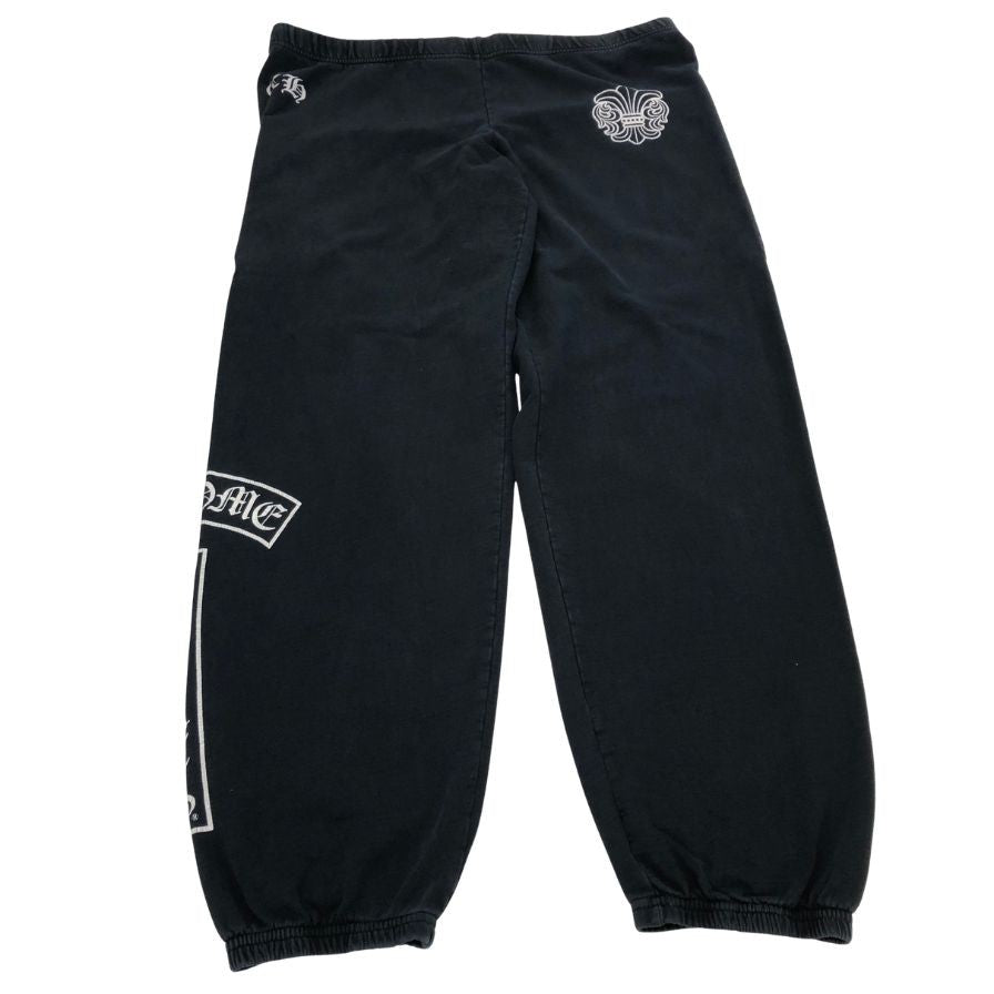 クロムハーツ パンツ スウェット USA製 ブラック メンズ サイズL 2214ｰ304ｰ9026 CHROME HEARTS 【AFB47】
