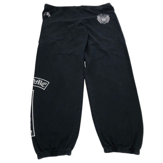 クロムハーツ パンツ スウェット USA製 ブラック メンズ サイズL 2214ｰ304ｰ9026 CHROME HEARTS 【AFB47】