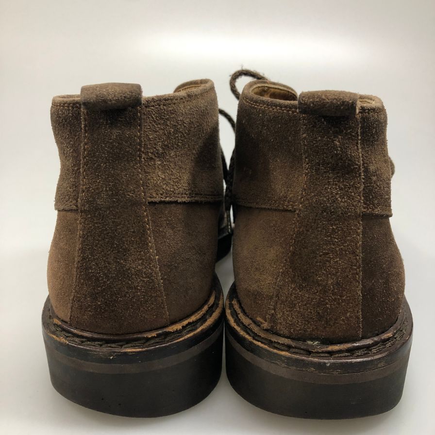 バリー レザーシューズ Uチップ ブーツ スエード ブラウン サイズ41.5  BALLY 約26.5cm【AFC44】