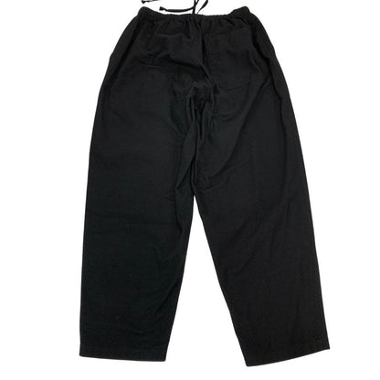 コモリ 25AW コットンネルテーパードパンツ ブラック メンズ サイズ2 C03-03024 COMOLI 【AFB10】
