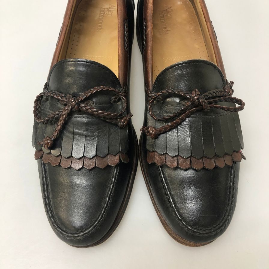 アレンエドモンズ キルトローファー カーフ ブラック メンズ サイズ US9.5B ALLEN EDMONDS 約27.5cm【AFC4】