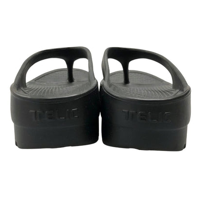 テリック サンダル リカバーソフト メンズ サイズML ブラック TELIC 約25.5cm【AFC44】