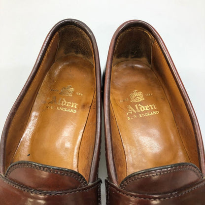 オールデン 14501 ペニーローファー コードバン バーガンディ US6.5M ALDEN ローファー 約24.5cm【LA】【中古】