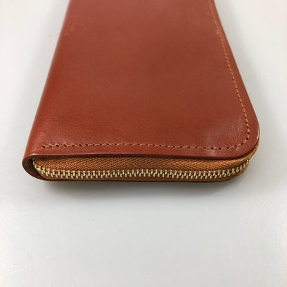 グレンロイヤル 長財布 ラウンドジップ ブライドルレザー ブラウン ゴールド金具 GLENROYAL【AFI1】