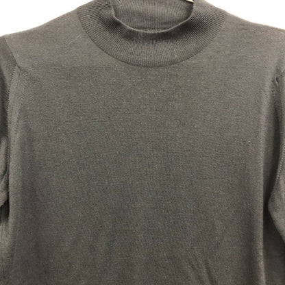 美品◆ジョンスメドレー ウール クルーネック 長袖 シャツ メンズ サイズ S ブラック JOHN SMEDLEY 【AFB5】