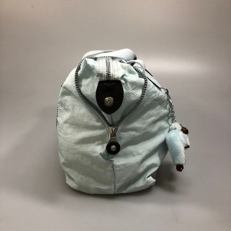 キプリング ハンドバッグ ホワイト チャーム付き kipling【AFE5】