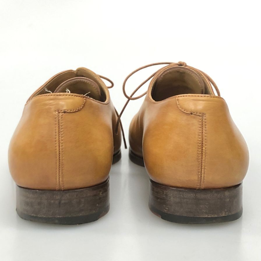 ベルルッティ レザーシューズ プレーントゥ メダリオン ライトブラウン サイズUK10 BERLUTI ビジネスシューズ 約29.0cm【LA】【中古】