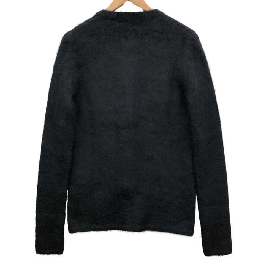 極美品◆ディースクエアード ビジューボタンジャケット コート アンゴラ レディース サイズL ブラック DSQUARED2 【AFB5】