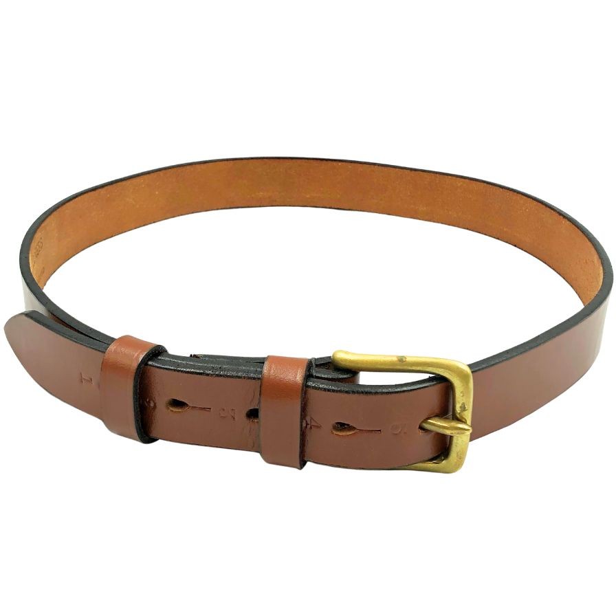 リアル ハーネス レザーベルト ブラウン ゴールド金具 REAL HARNESS【AFI17】