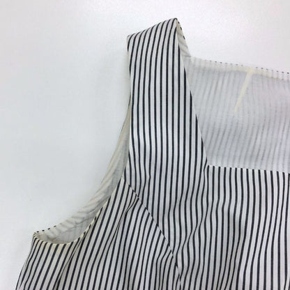 中古◆ルネ ティアード ノースリーブ ワンピース ストライプ リミテッド エディション 38 Rene 【AFB30】
