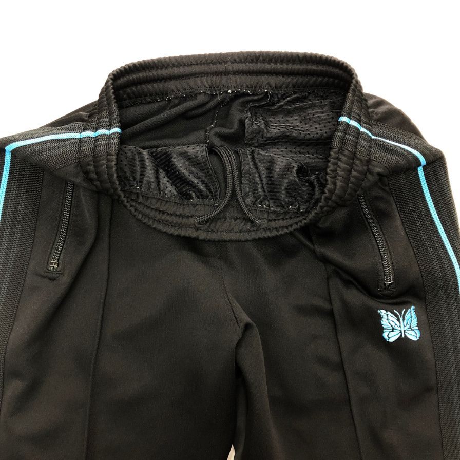 ニードルズ トラックパンツ ストレート ブラック×ブルー サイズS メンズ ジャージ Needles 【AFB18】