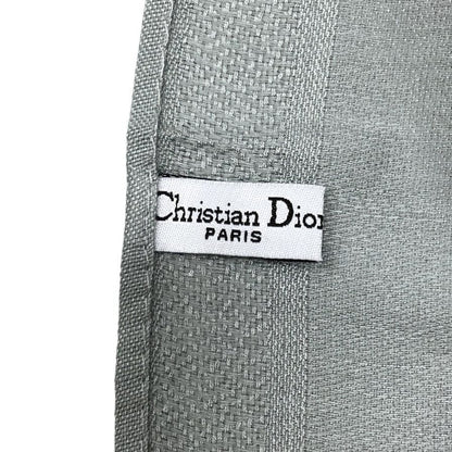 クリスチャンディオール ストール トロッター 総柄 フリンジ マフラー コットン混 グレー サイズ 170cm×80cm Christian Dior【AFI21】