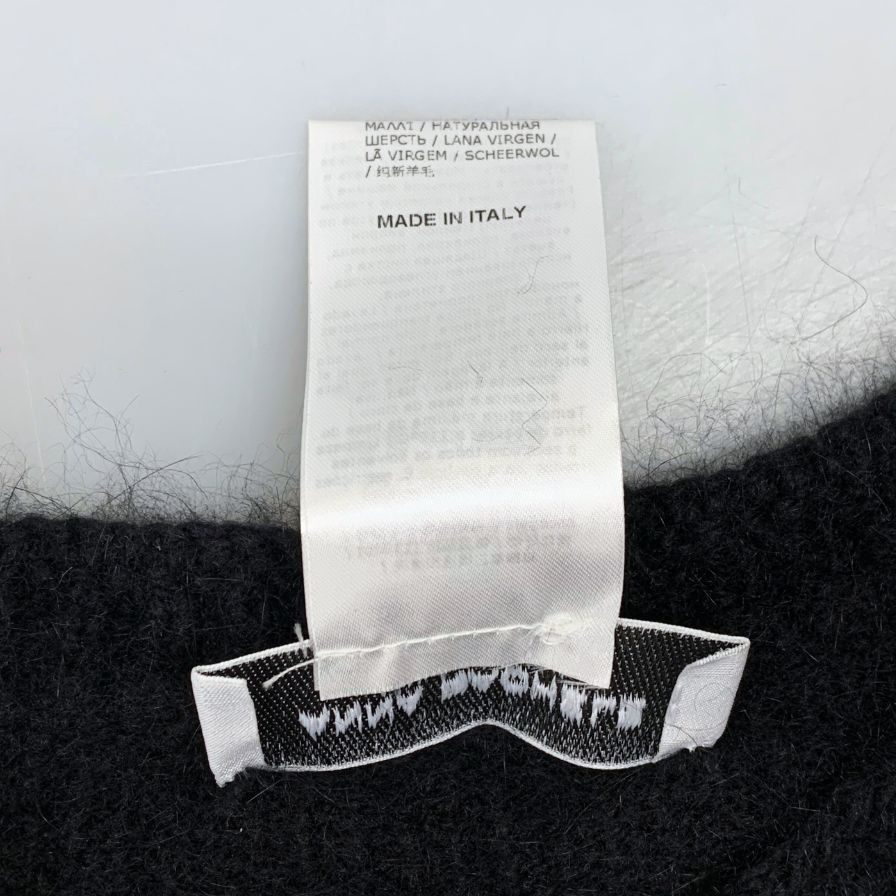 中古◆アンナレイチェル ラインストーン付きニット セーター ブラック サイズL レディース ANNA RACHELE made in italy 【AFB33】