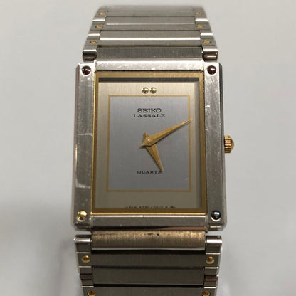 セイコー ラサール クオーツ スクエア シルバー レディース 6730-5269 SEIKO【AFI15】