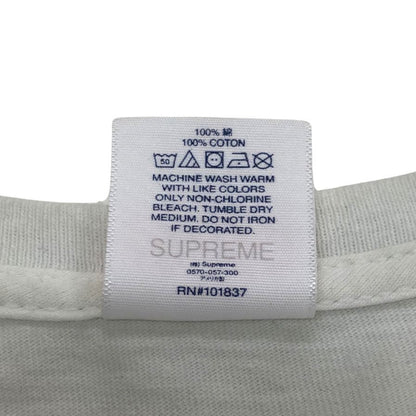 中古◆シュプリーム Tシャツ 22SS ハンドスタイル USA製 コットン メンズ サイズXL ホワイト Supreme 【AFB38】