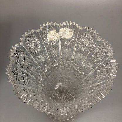 ボヘミアグラス 500PK 花瓶 Bohemian glass【AFI28】【中古】