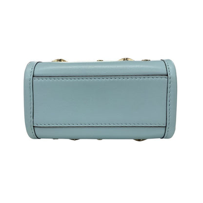 ジミーチュウ ミニN/S レザー スタースタッズ 2WAY ミニ ハンドバッグ ブルー JIMMY CHOO【AFE11】【中古】