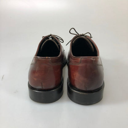 アルフレッド ダンヒル レザーシューズ コードバン プレーントゥ イタリア製 メンズ サイズ40 ブラウン Alfred Dunhill 約25.5cm【AFC48】