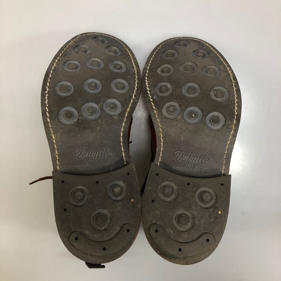 トリッカーズ M5634 ストウ カーフ メンズ ベージュ UK8.5  Tricker's ビジネスシューズ 約26.5cm【LA】【中古】