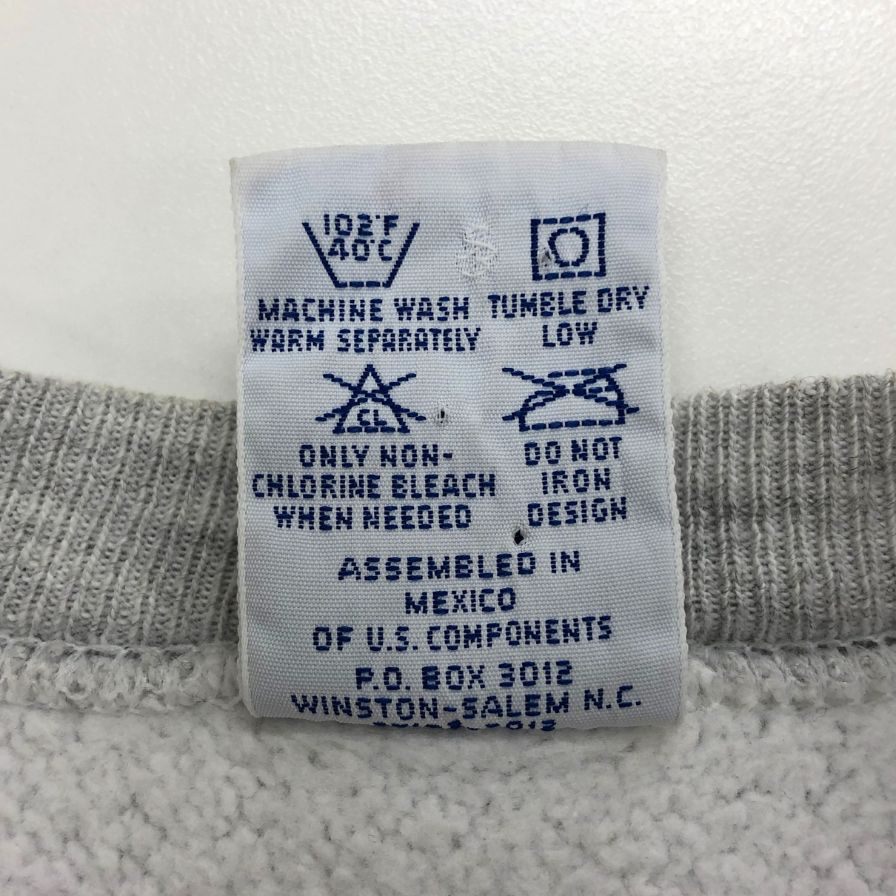 中古◆チャンピオン リバースウィーブ 90S スウェット PENN グレー メンズ サイズXXL Champion REVERSE WEAVE 【AFB38】