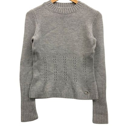 中古◆フォクシー ニット トップス レディース グレー サイズ38 FOXEY 【AFB36】