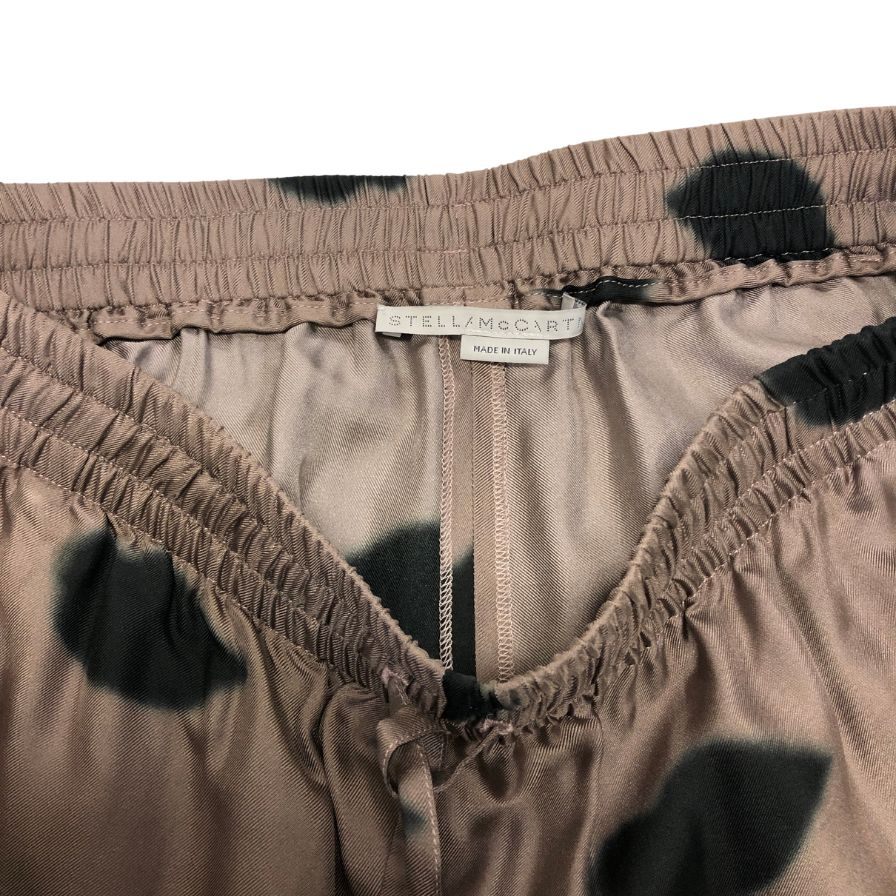 ステラマッカートニー イージーパンツ シルク 総柄 レディース サイズ42 STELLA McCARTNEY 【AFB20】