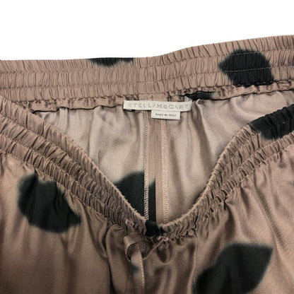 ステラマッカートニー イージーパンツ シルク 総柄 レディース サイズ42 STELLA McCARTNEY 【AFB20】