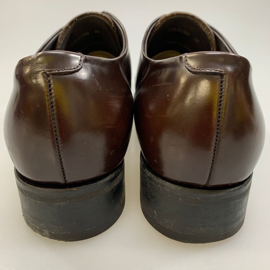 タケオキクチ レザーシューズ ストレートチップ ダービー ブラウン  サイズ60 TAKEO KIKUCHI 約25.0cm【AFC42】