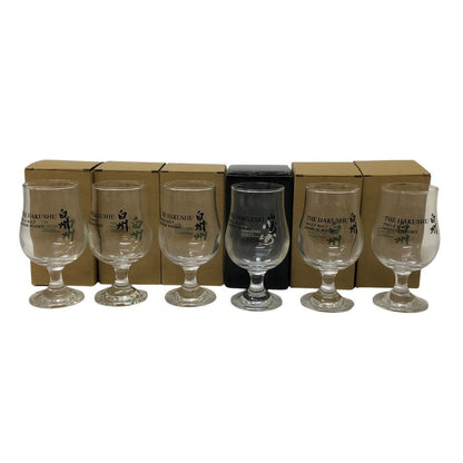 山崎 白州 テイスティンググラス 6脚セット  SUNTORY【AFI28】【中古】