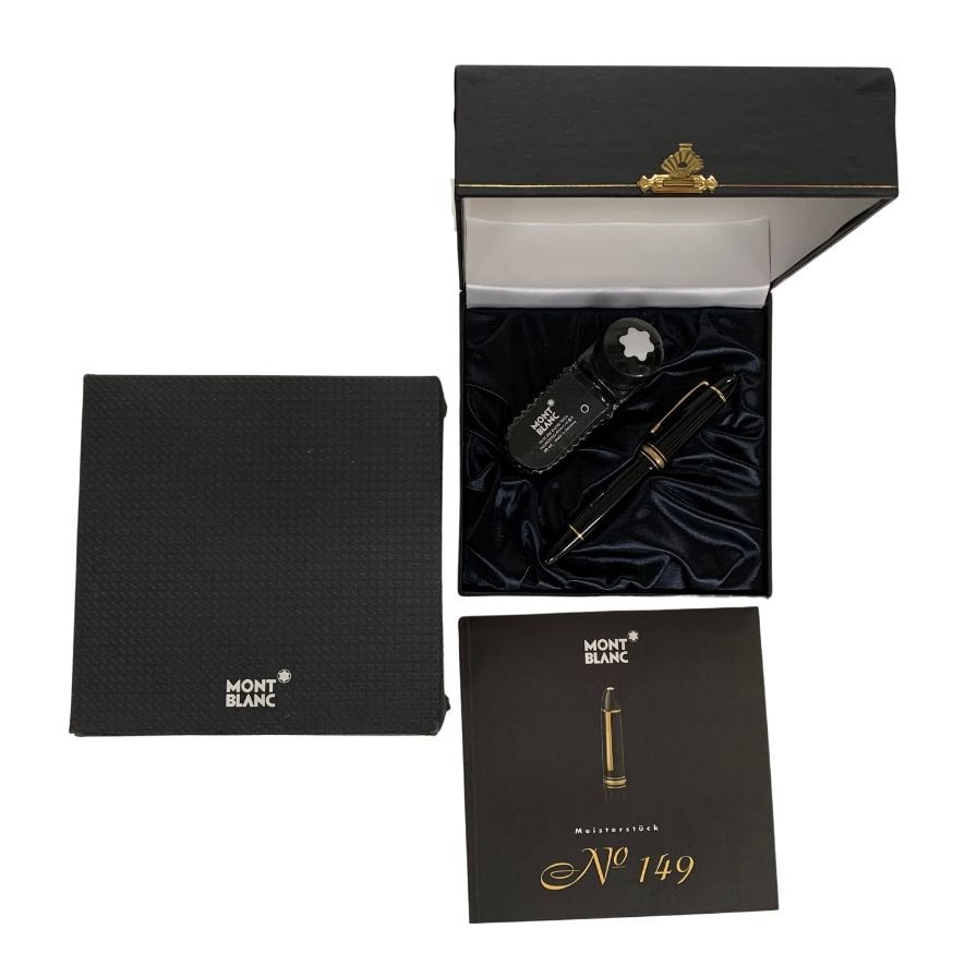 モンブラン 万年筆 マイスターシュテュック NO.149 ペン先18K 750 ブラック MONTBLANC【AFI4】