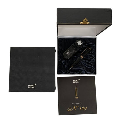 モンブラン 万年筆 マイスターシュテュック NO.149 ペン先18K 750 ブラック MONTBLANC【AFI4】