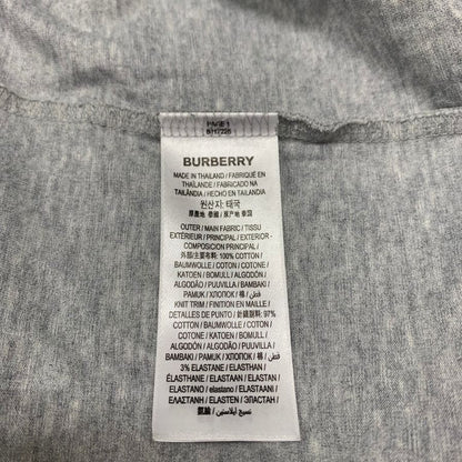 中古◆バーバリー ロンドン Tシャツ ロゴ 現行 メンズ サイズXXS グレー BURBERRY 【AFB37】