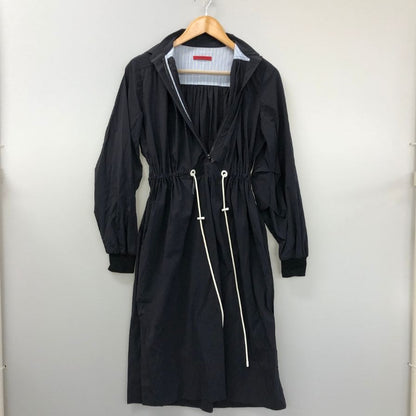 美品◆ヴィヴィアンタム ワンピース ジップアップ ドローストリング ブラック レディース サイズ38  VIVIENNE TAM 【AFB29】