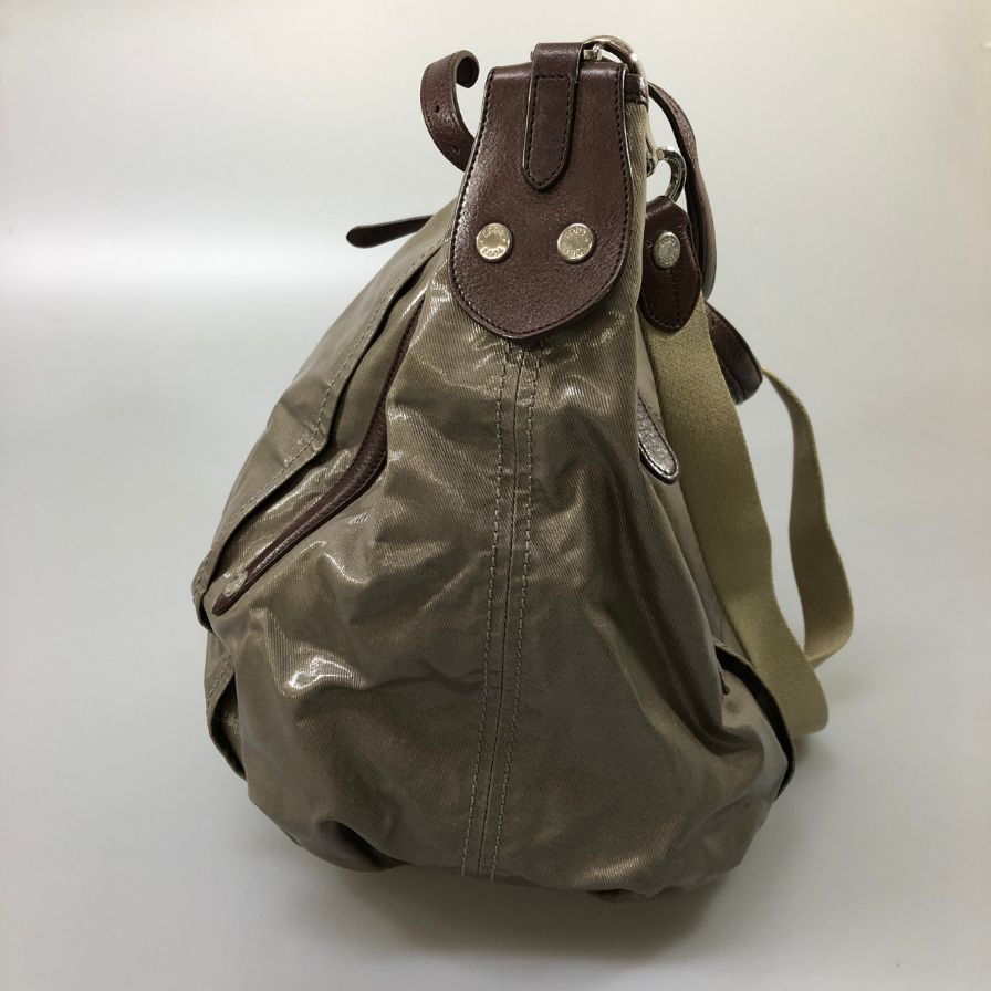 トッズ Gライン 2way ショルダーバッグ トートバッグ　グレー TODS【AFE8】