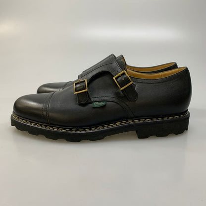 パラブーツ ウィリアム ストレート チップ ダブルモンク メンズ 7ハーフ ブラック Paraboot 約26.0cm【AFC44-2】