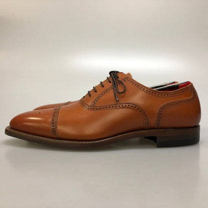スコッチグレイン オデッサ 2 セミブローグ レザーシューズ 920 ブラウン 25.5cm SCOTCH GRAIN ビジネスシューズ 約25.5cm【LA】【中古】