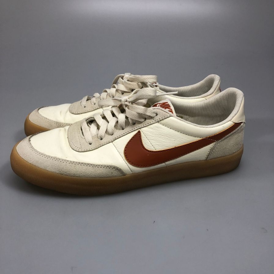 ナイキ キルショット 2 レザー 432997-127 メンズ サイズ27cm ホワイト×ブラウン NIKE KILL SHOT 2 LEATHER 約27.0cm【AFC8】