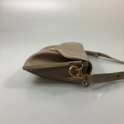 グレンロイヤル ショルダーバッグ ミディアムパース グレージュ ブライドルレザー ゴールド金具 メンズ GLENROYAL【AFI1】