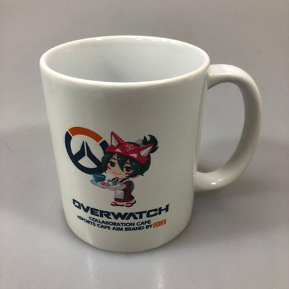 オーバーウォッチ マグカップ dice コラボカフェ限定 ホワイト Overwatch【AFI27】【中古】