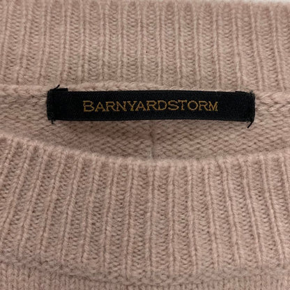 中古◆バンヤードストーム ニット ベージュ カシミヤ サイズO レディース BARNYARDSTORM 【AFB47】