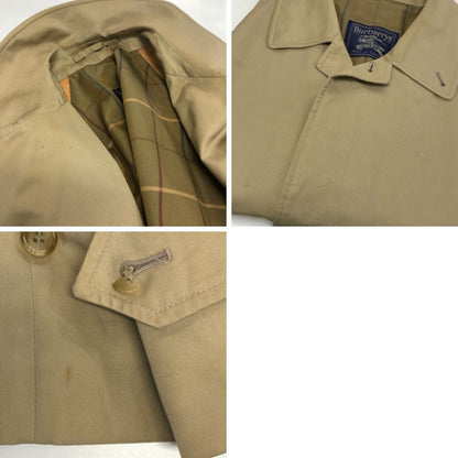 中古■バーバリー バルカラーコート 旧タグ イングランド製 ベージュ メンズ サイズ表記なし Burberry 【AFA1】