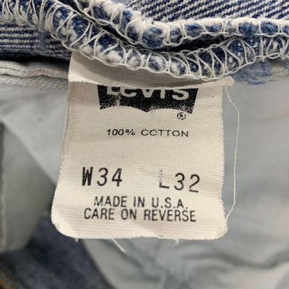 リーバイス デニム 501 90年代  USA製 ボタン裏520 インディゴ メンズ サイズ W34 L32 LEVI’S 【AFB48】