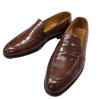 ジョンロブ フェンコート コインローファー メンズ サイズ7.5E ブラウン JOHN LOBB ローファー 約26.0cm【LA】【中古】