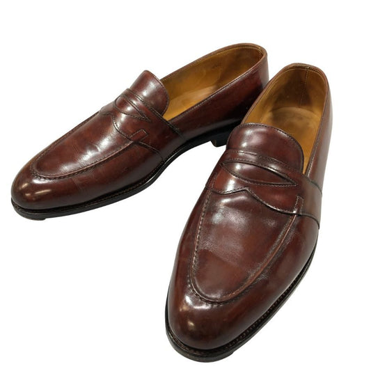 ジョンロブ フェンコート コインローファー メンズ サイズ7.5E ブラウン JOHN LOBB ローファー 約26.0cm【LA】【中古】