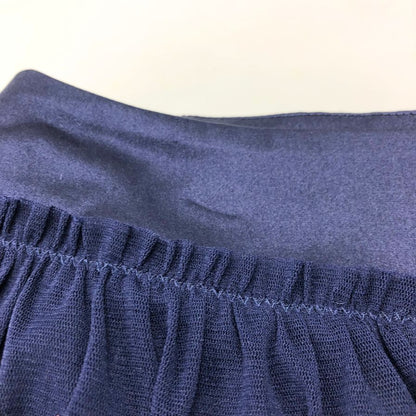 ヴィヴィアン タム スカート 刺繍 レディース サイズ0 ネイビー VIVIENNE TAM【AFB47】