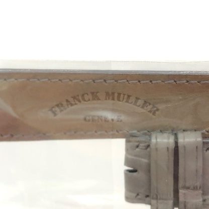 フランクミュラー ベルト 5850 クロコ メンズ グレー FRANCK MULLER【AFI7】