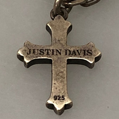 ジャスティンデイビス ピアス クロス シルバー925 メンズ JUSTIN DAVIS