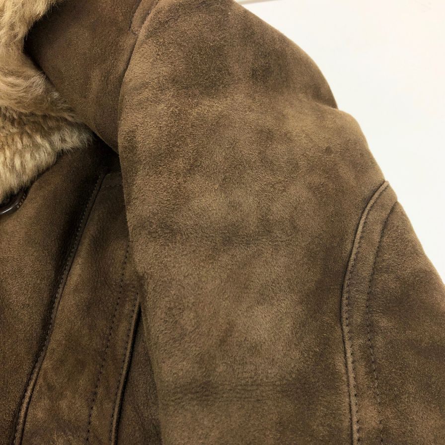 羊毛　ムートンコート 美品◇グッチ ムートンコート 11AW 羊毛皮 スウェード ボア